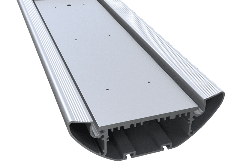 Aluminum housing linear led high bay