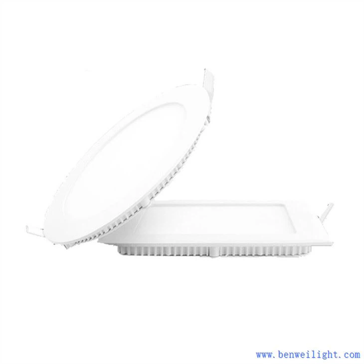 Panell de llum LED rodona de 12 W