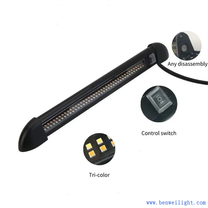 12volt double color caravan Awning light detail