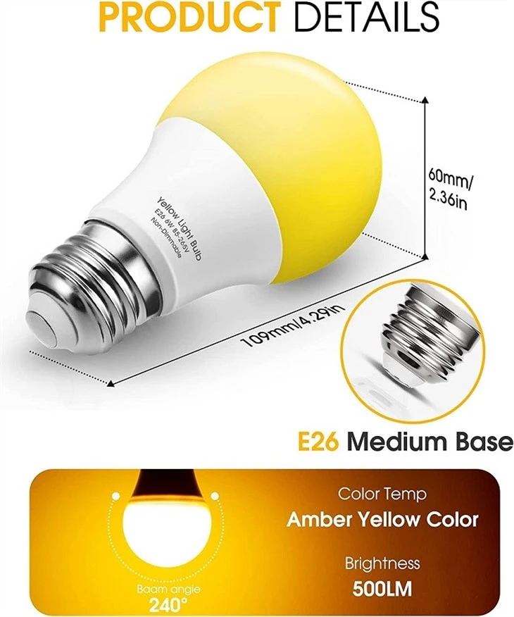 bug light bulbs detial