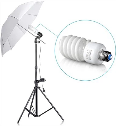 Llum diürna de 105 W 5500 K CFL per a fotografia