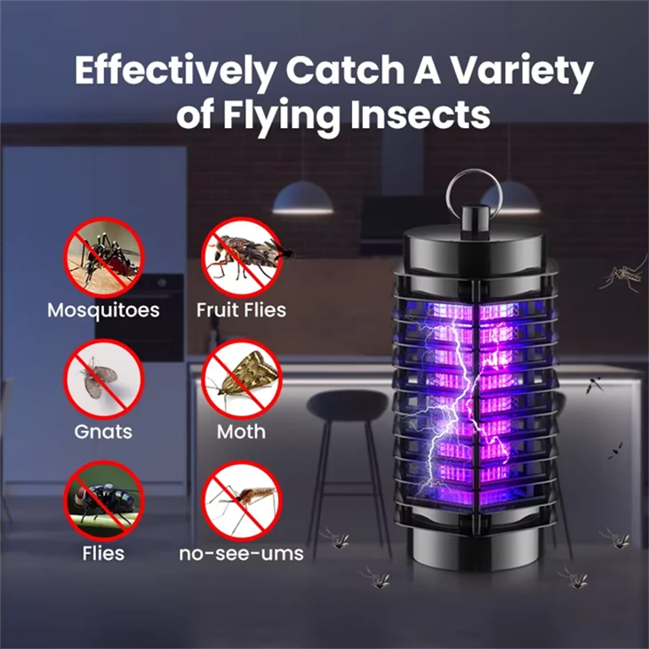Electronic Mosquito Killing Bulb and Camping Lamp, Waterproof Mosquito Repellent Insect Killer Fly Trap with Tent Light high quality