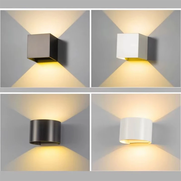 IP65 Adjustable Square Outdoor LED Wall Light with Polycarbonate Diffuser Surface Mounted for Garden Use best
