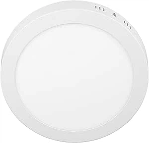 Panell de sostre LED rodó encastat de 3 modes de 6W, 9W Anell blau blanc fred