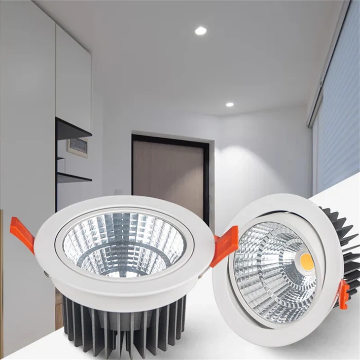 Preu de fàbrica 3w 6w 9w 18w 24w 30w 40w Downlight LED ajustable