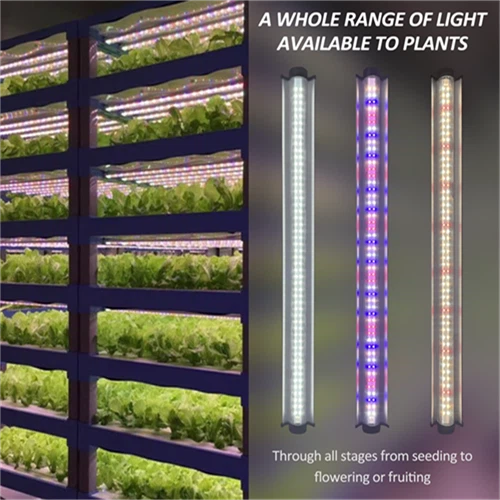 Grow Light Fixture, Bulb Type Integrated LED, 120V, Hanging Chains Mounting, 2PK factory