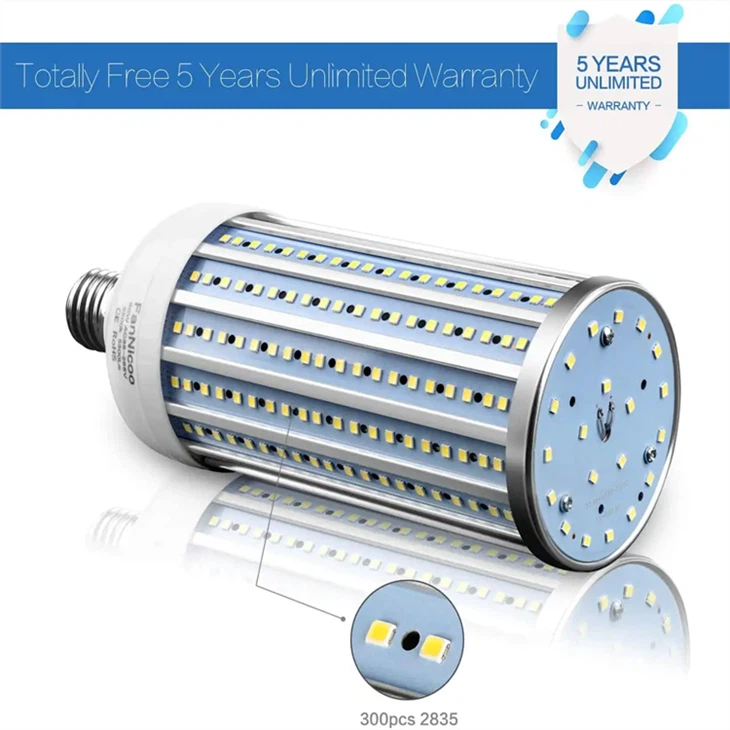 Bombeta LED de blat de moro de 35 W d'alta brillantor, làmpada de blat de moro LED de base E26