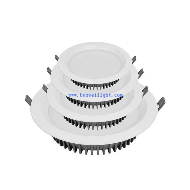 Round Recessed 24W  Led Non Dim Downlight