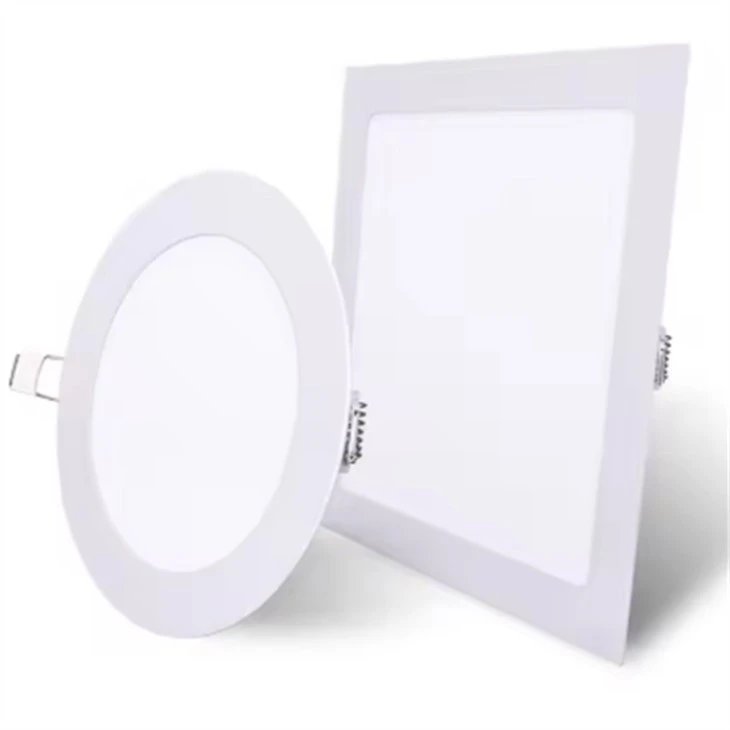 Llums de panell pla led rodons encastats