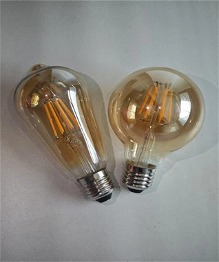 Bombeta LED E14 G45: filament transparent de 360 graus blanc càlid de 6 W