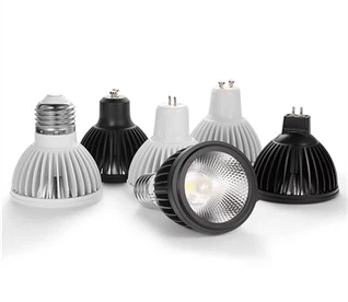 Bombetes LED 10pcs/lot Foc LED COB E27 GU10 GU5.3 AC85-265V / MR16 DC12V