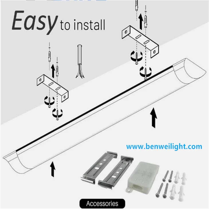 Ultra-Slim 6500K Daylight LED Batten Light Replacement suppliers