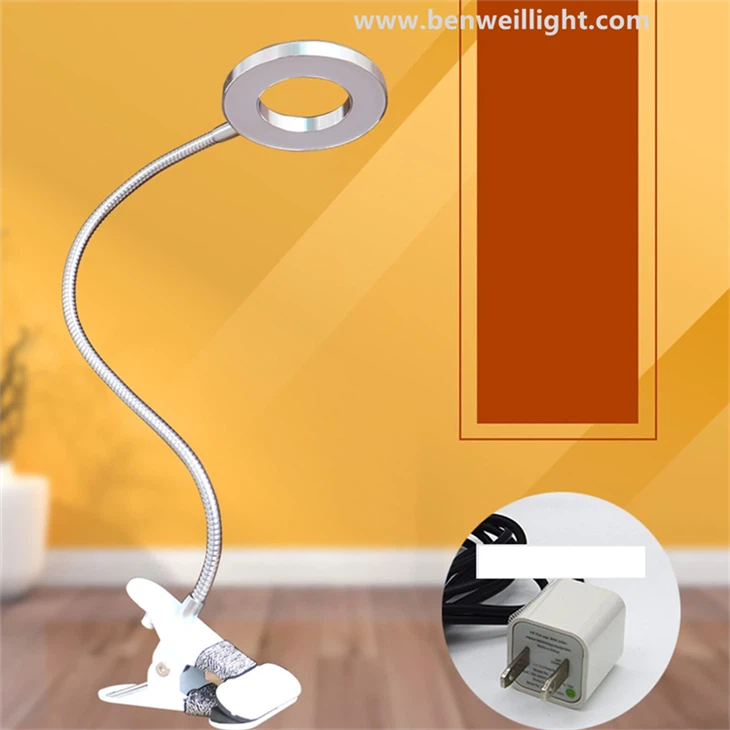 USB Dual-color Temperature Flexible Eye Protection Folding Lamp high quality