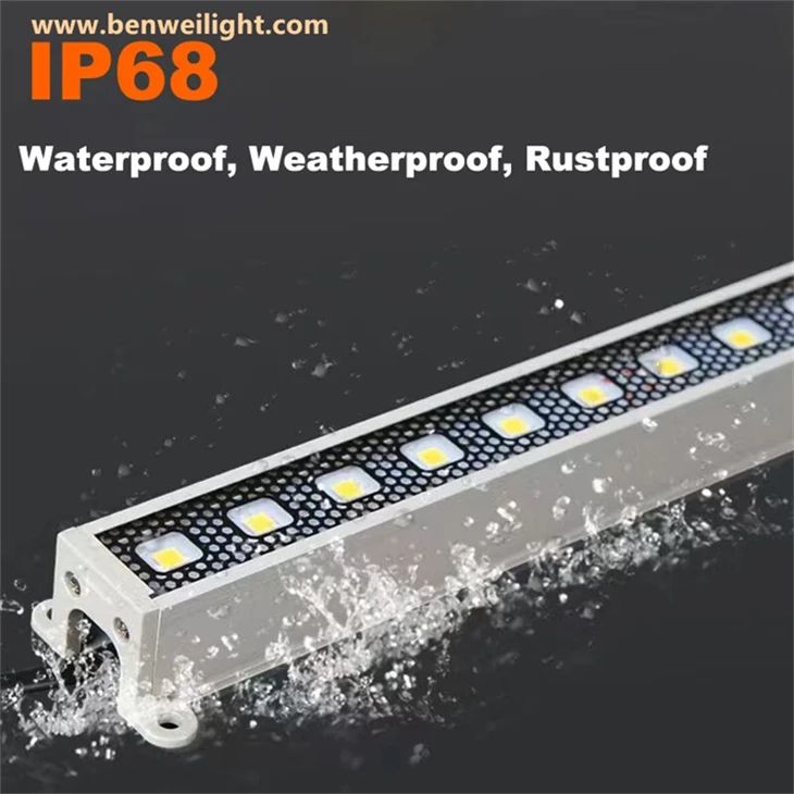 Waterproof LED Wall Washer 24V DC Linear Light For Exterior suppliers