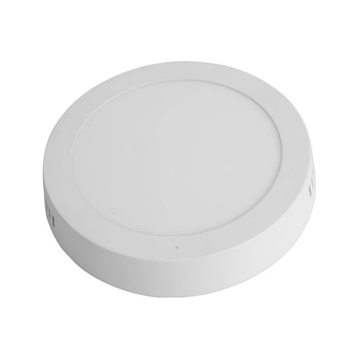 Llum circular de sostre blanc